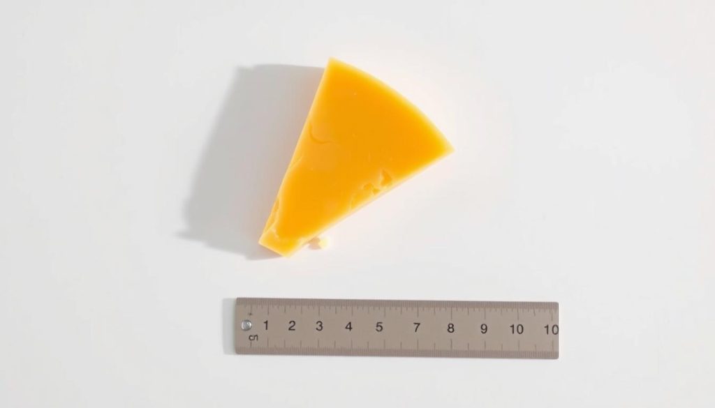 measuring 1 oz of cheese