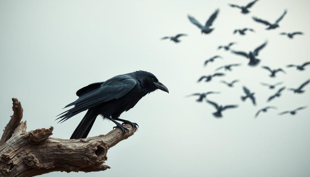 spiritual meaning of crows