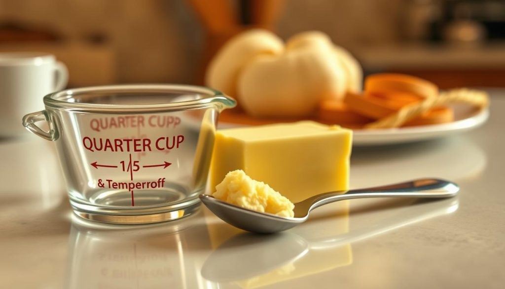 tablespoons in 1/4 cup butter
