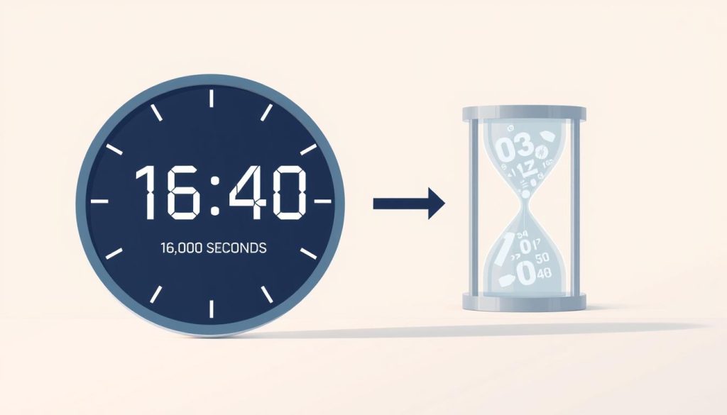 1,000 seconds in minutes