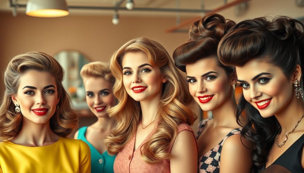 1950s long-haired hairstyles