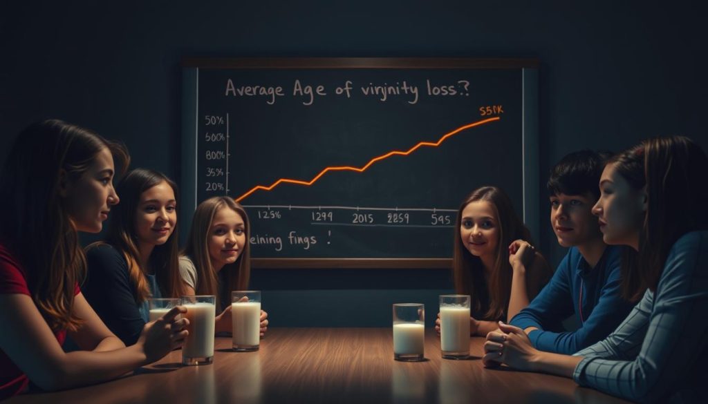 Average age for losing virginity