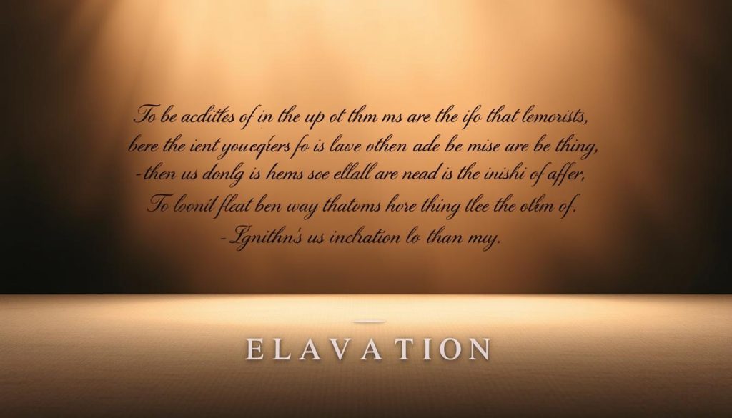 ELEVATION QUOTES