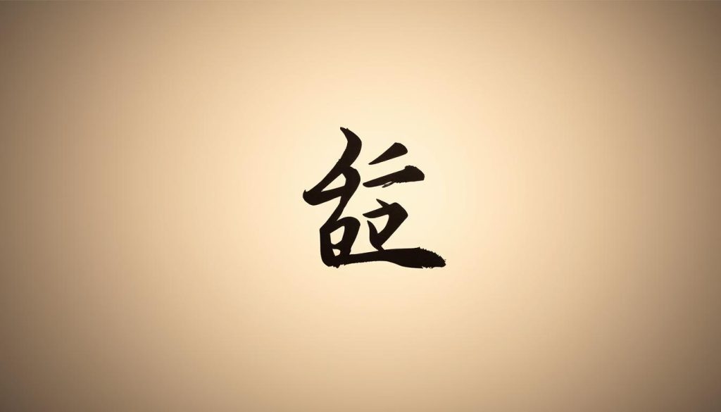 Japanese symbol for love