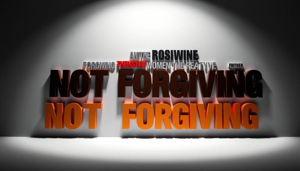 Not Forgiving
