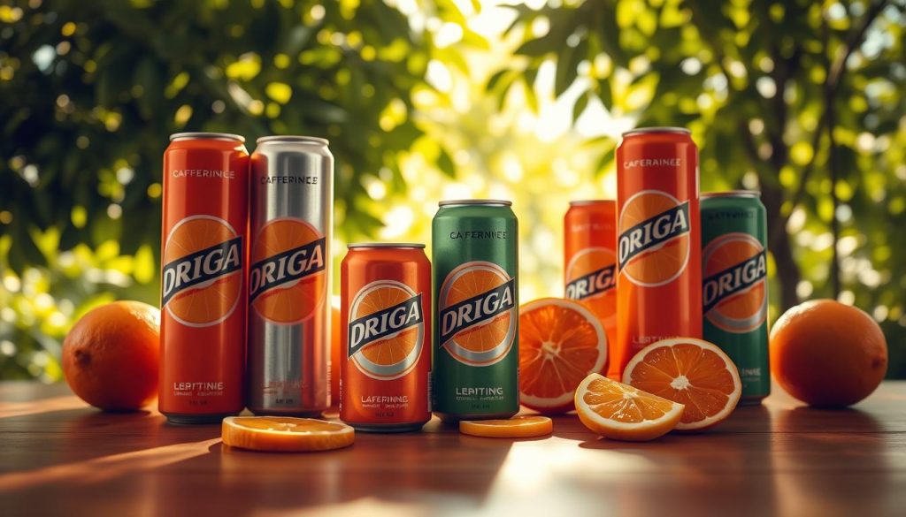 Orange sodas with caffeine
