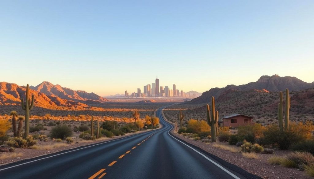 Scottsdale to Phoenix distance