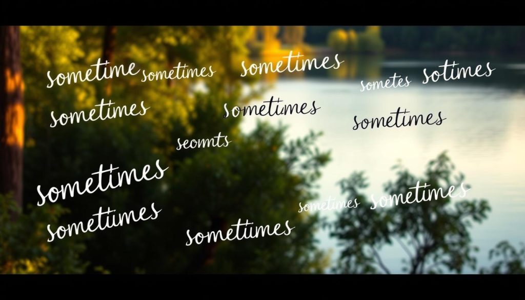 Sometimes