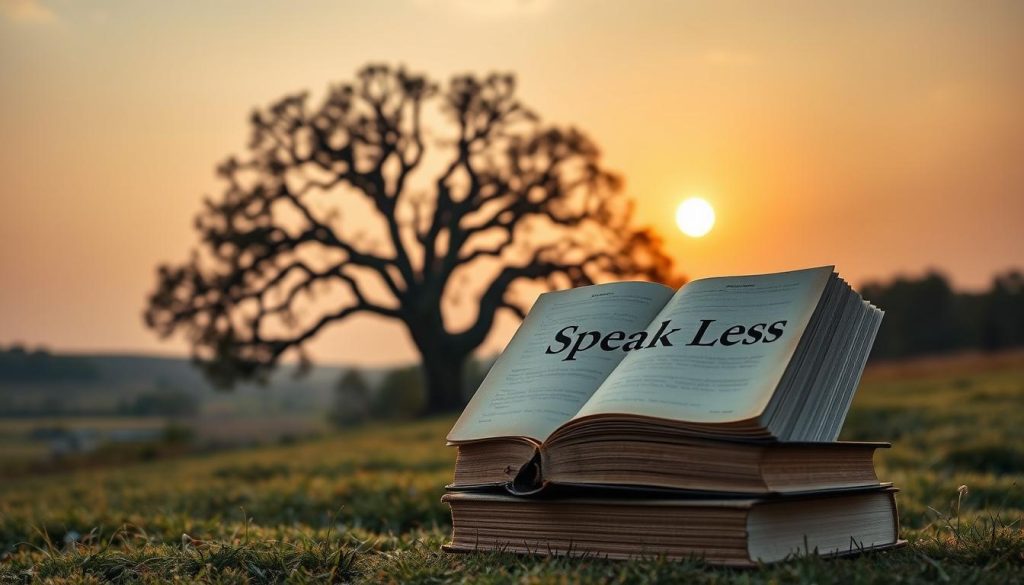 Speak Less