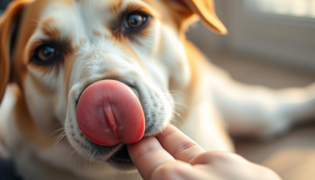 dog licking excessively