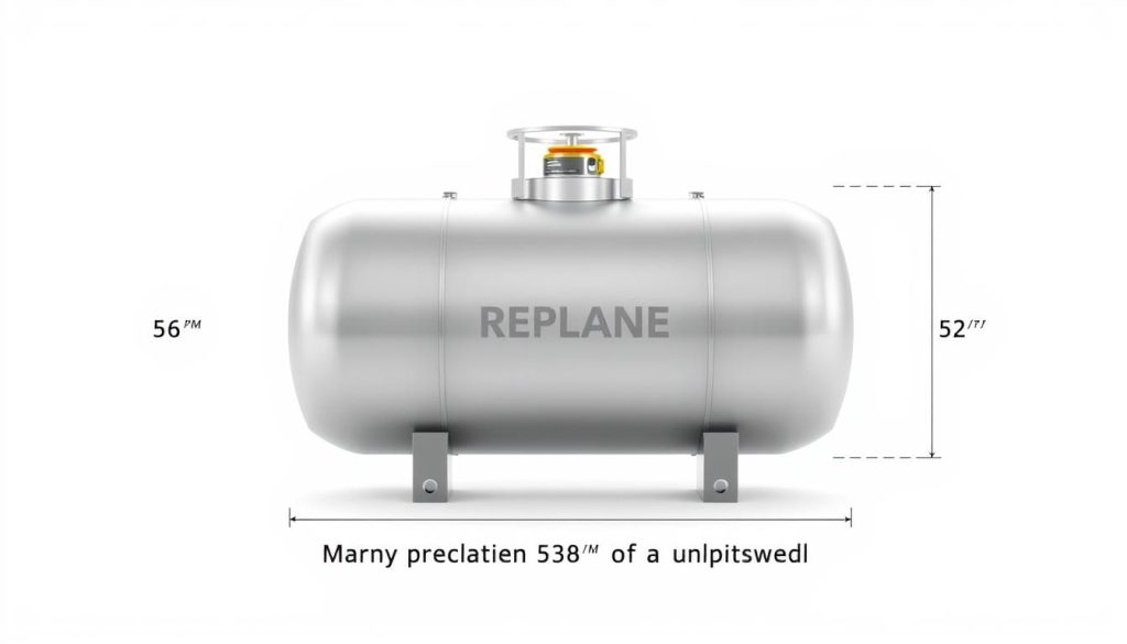 gallons of propane in a tank