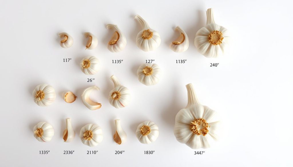 garlic clove measurement