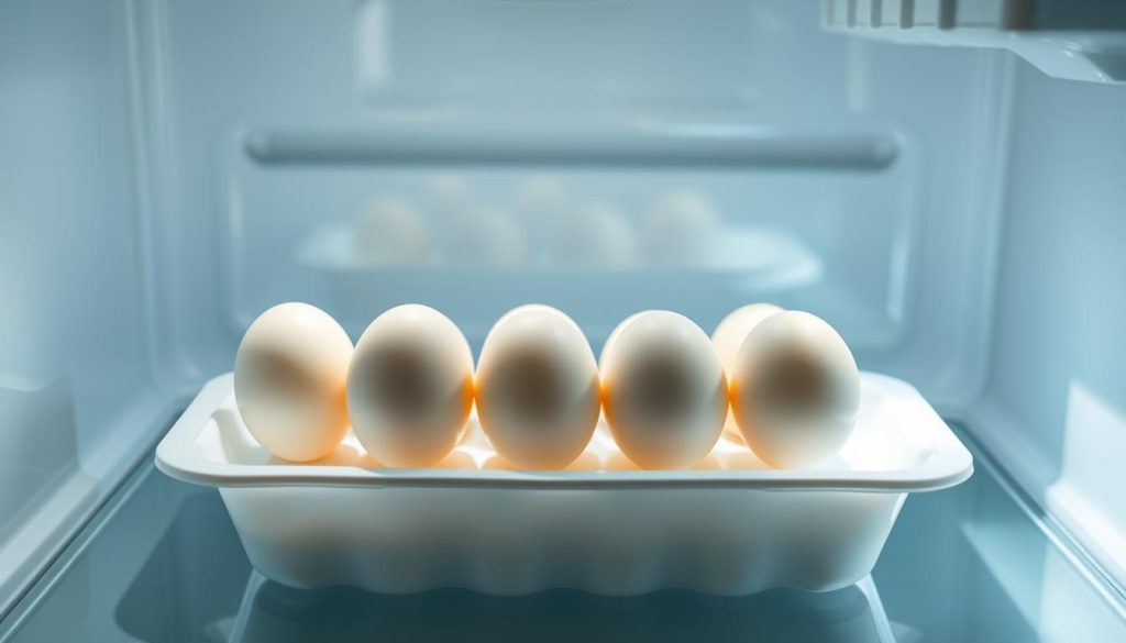 hard-boiled eggs fridge life