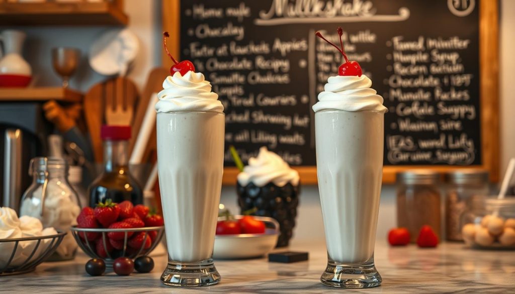 making milkshakes at home