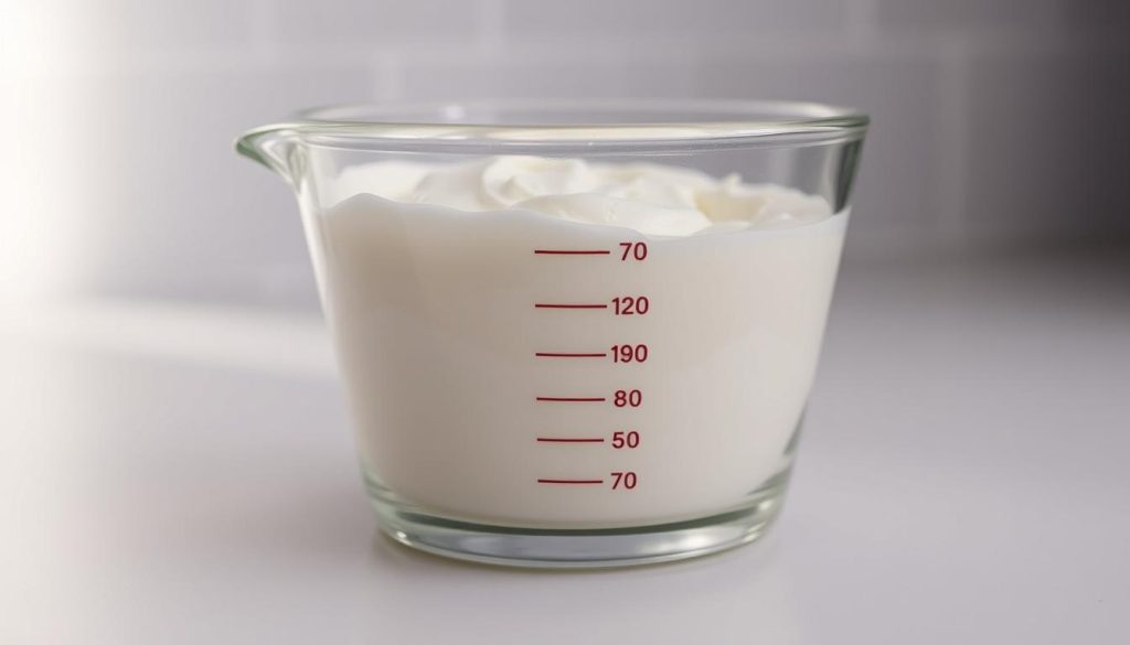 ounces in a pint of sour cream