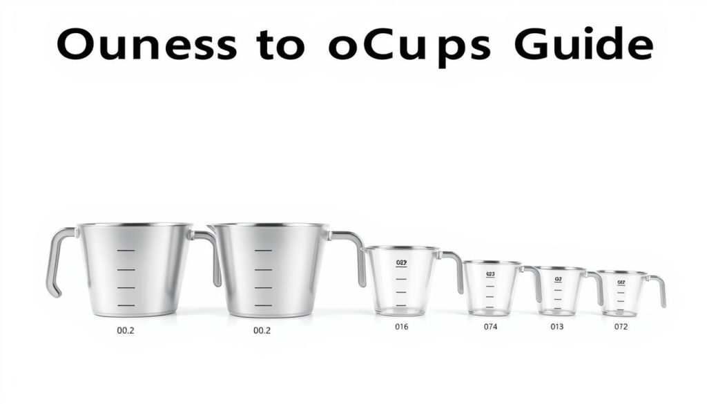 ounces to cups conversion