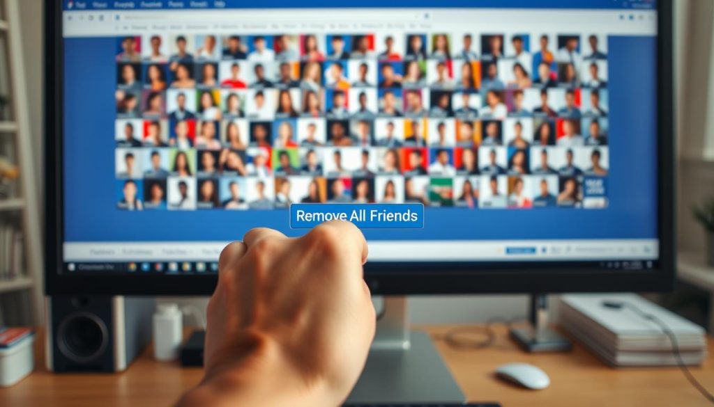 removing Facebook friends in bulk