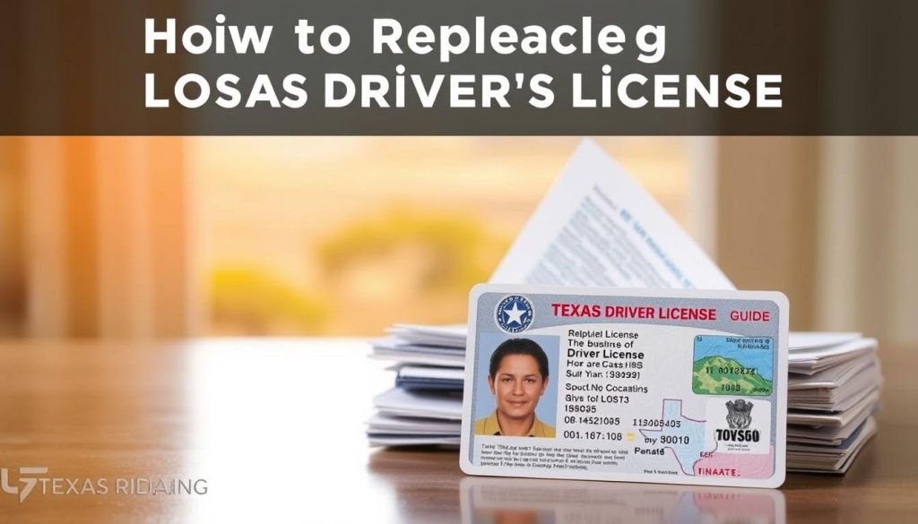 replacing a lost Texas driver’s license
