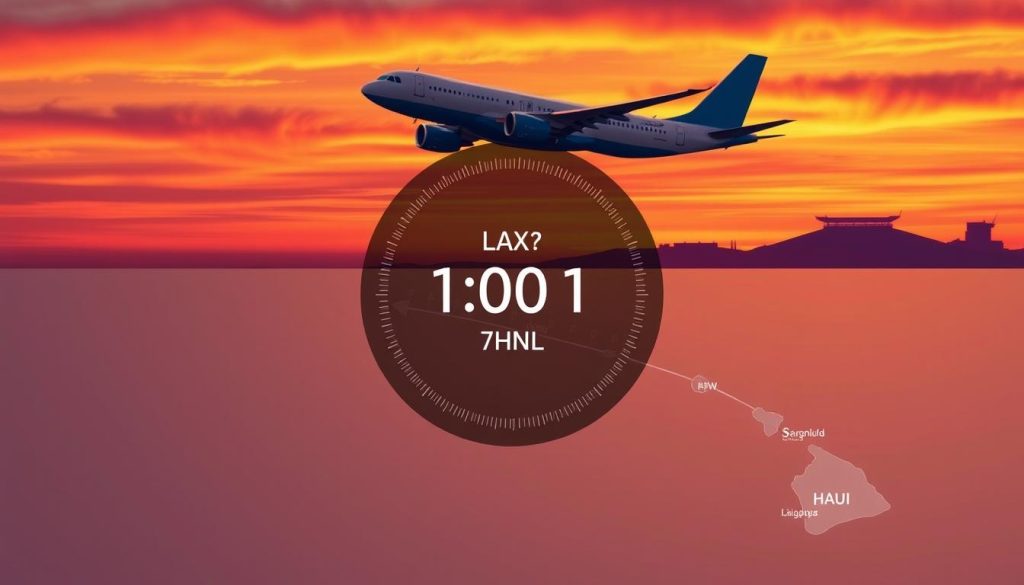 LAX to HNL flight duration