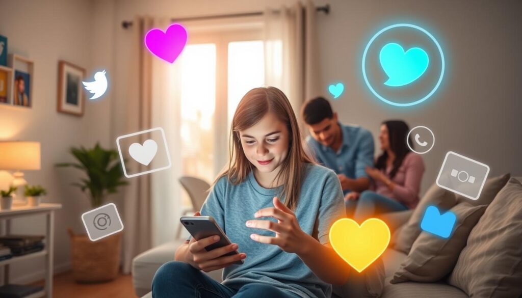 Teen social media