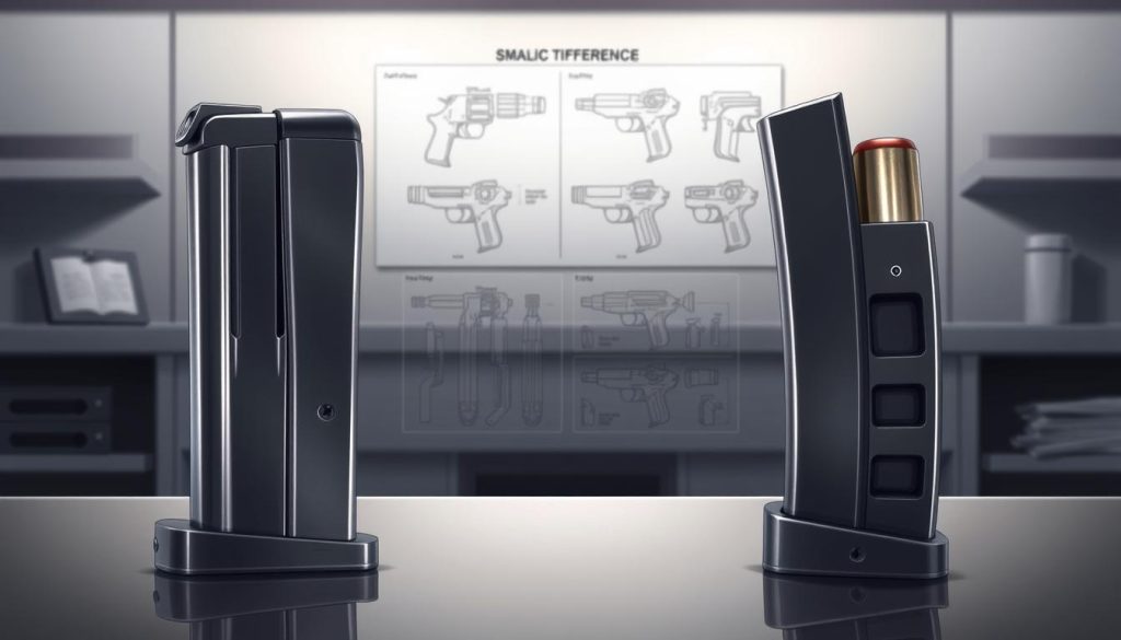 magazine vs clip in firearms