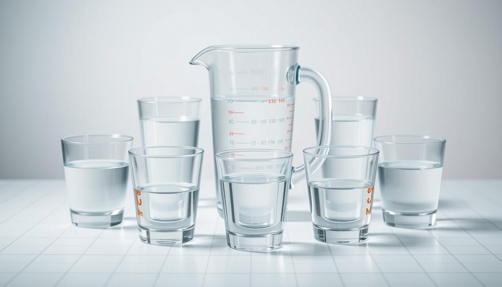 water in a liter
