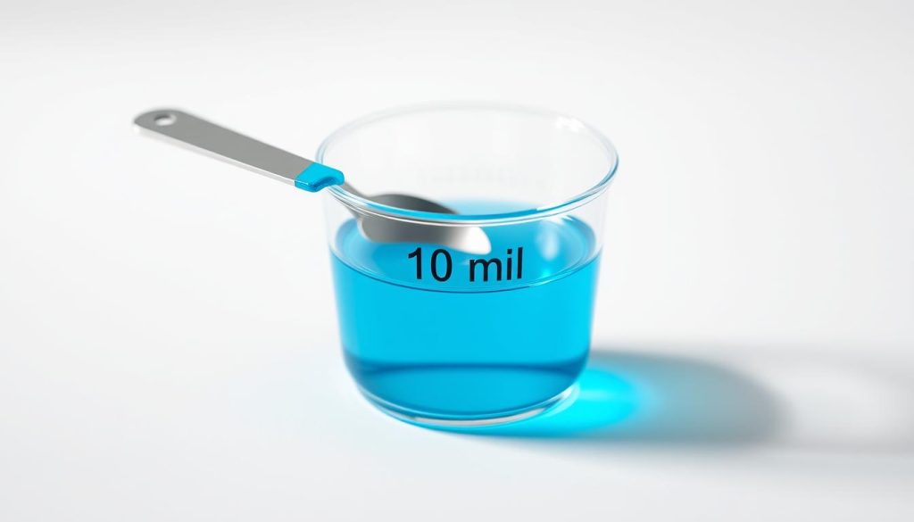 10 mL in teaspoons