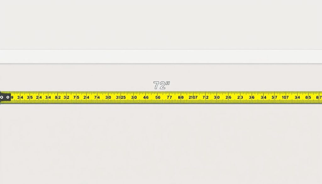 72 inches in feet