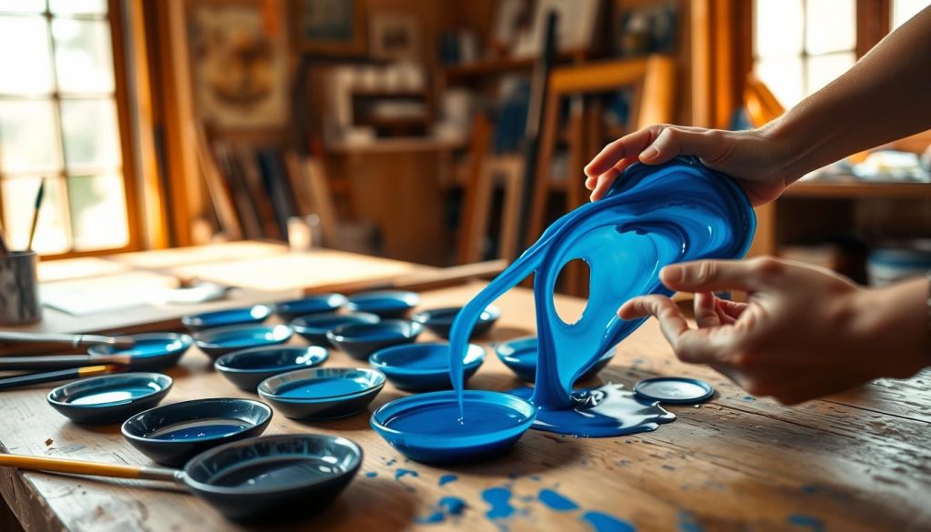 make blue