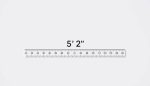 How many inches is 5'2