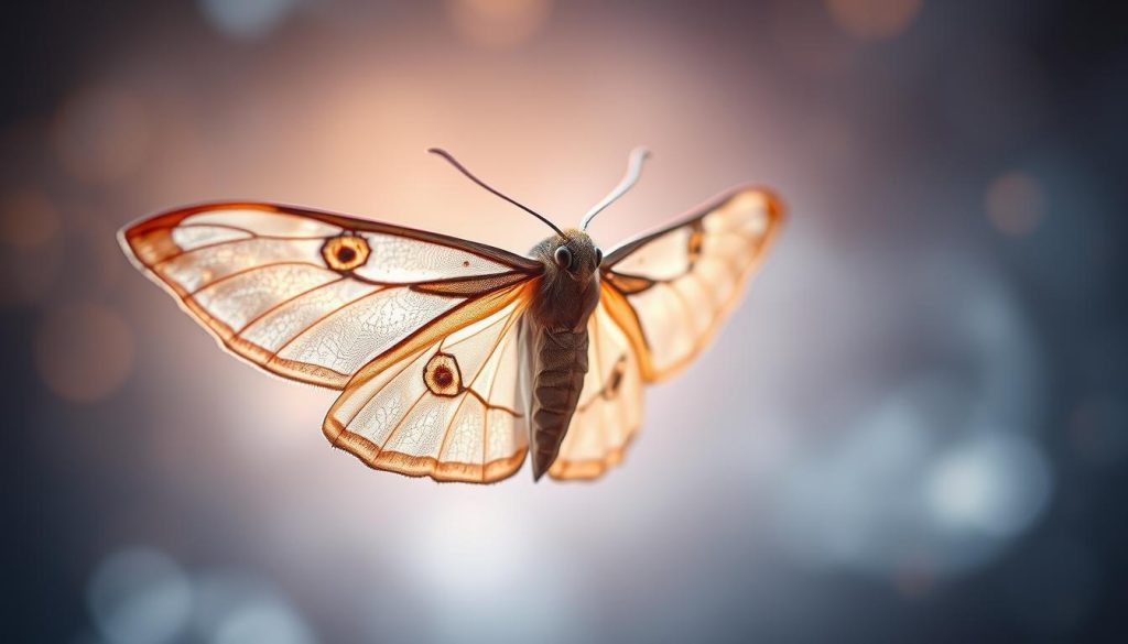 seeing a moth