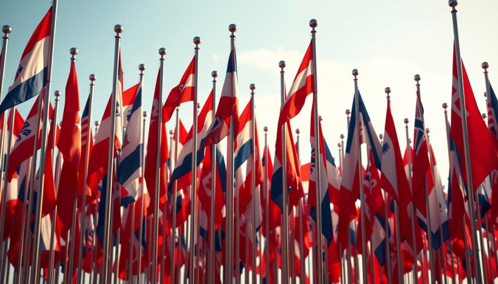 red, yellow, green flags