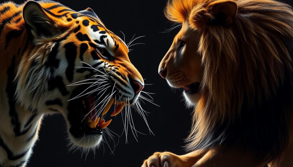 tiger vs lion