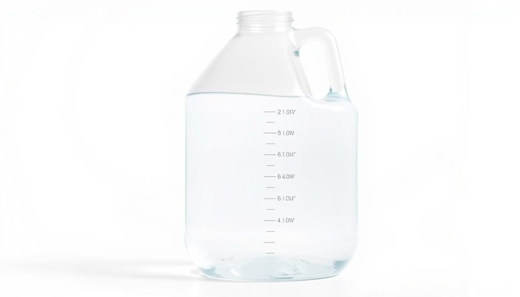 water in a gallon