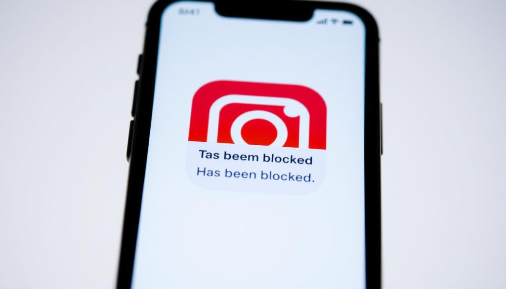 blocked on Instagram