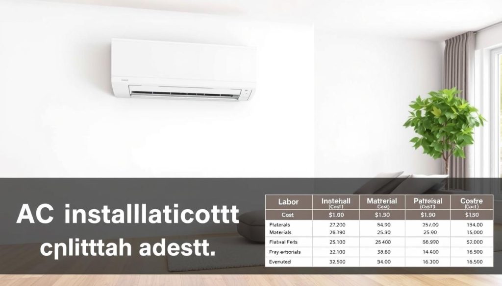 cost of AC installation
