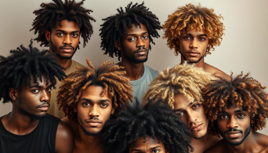 curly hair styles for men