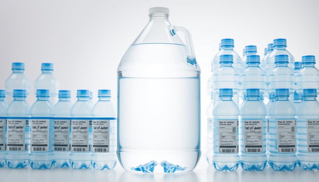16.9 bottles in a gallon