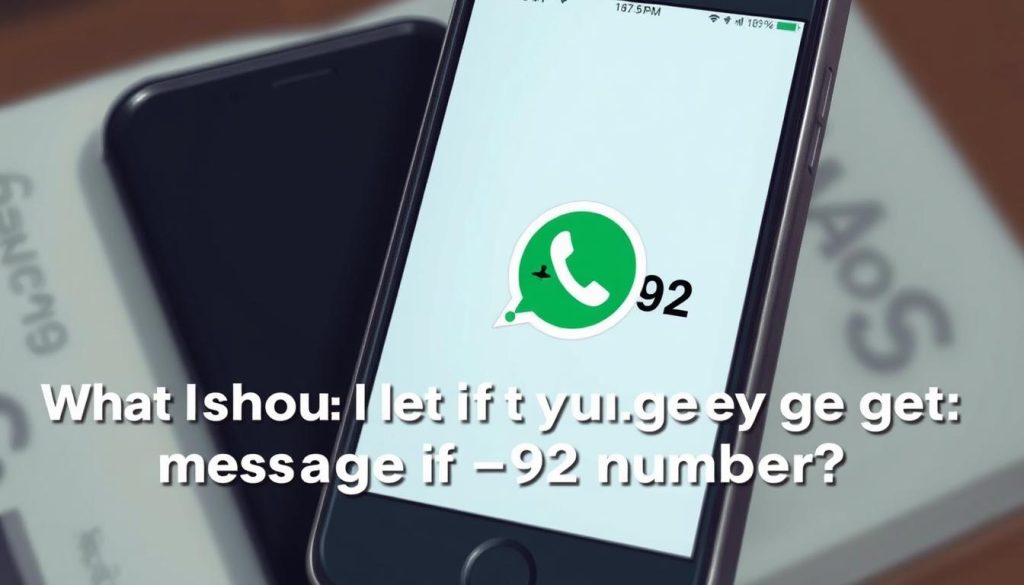 92 code on WhatsApp