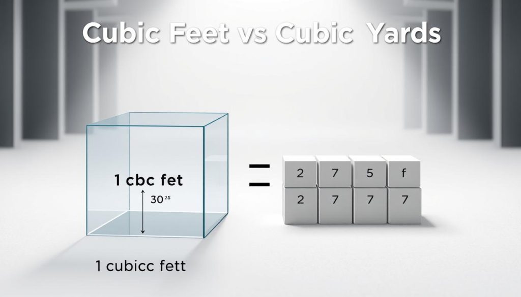 cubic feet in a cubic yard