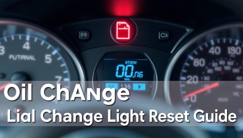 reset oil change light