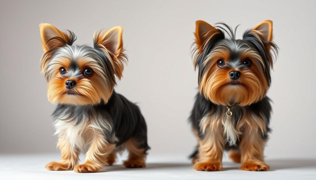 teacup vs regular Yorkie