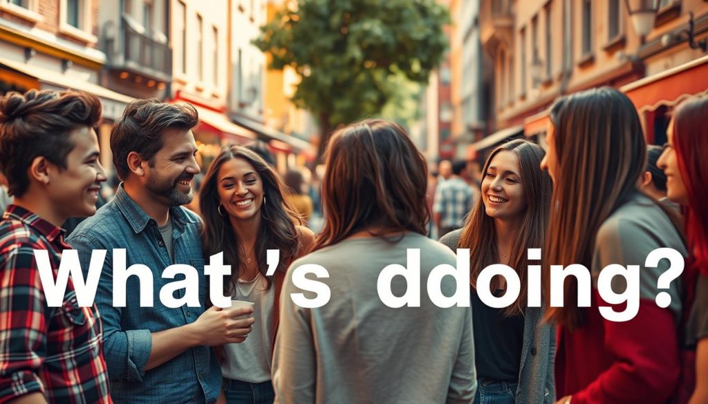"What's doing" meaning