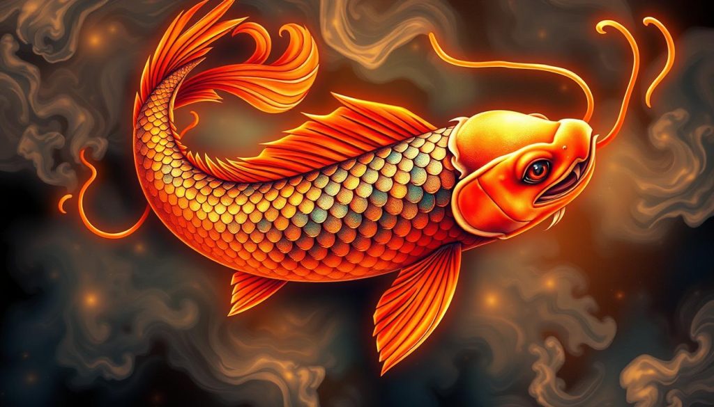 koi fish and dragon tattoos