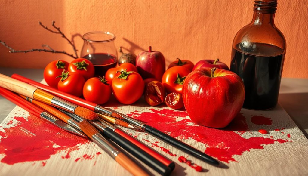 mixing colors for red
