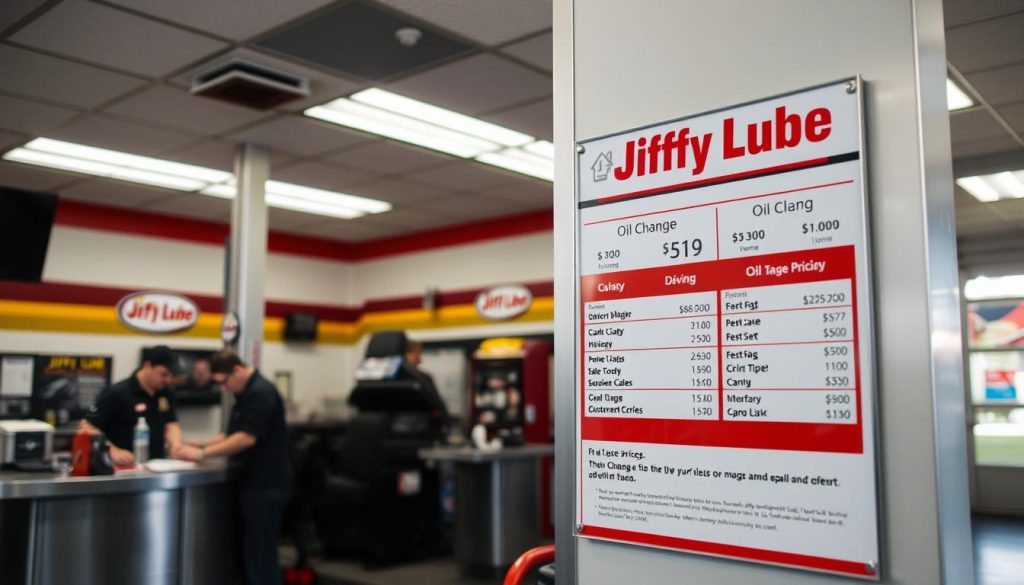 Jiffy Lube oil change cost