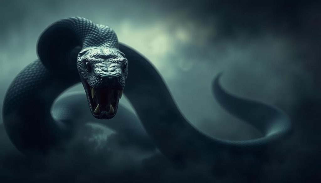 black snakes in dream