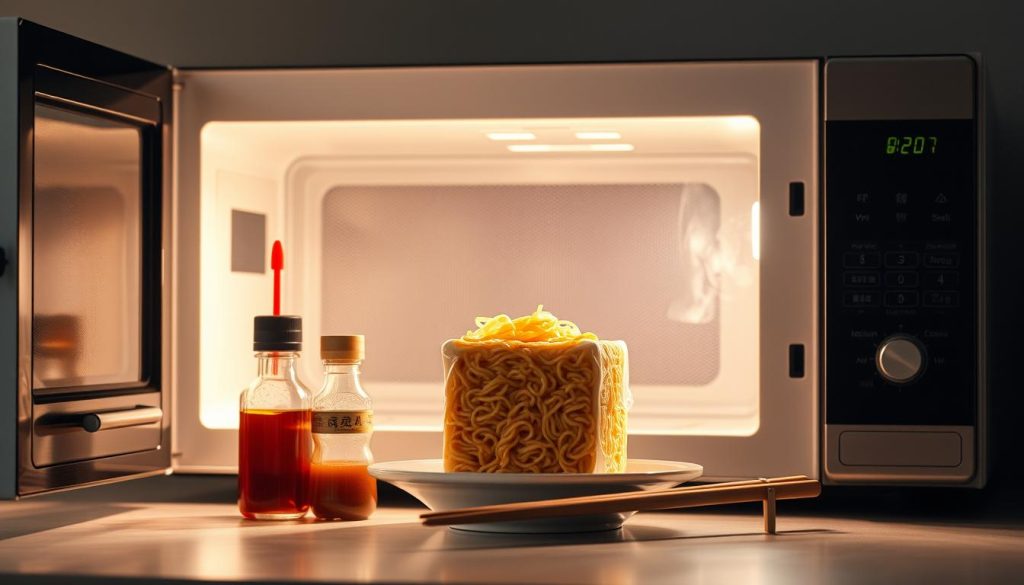 block ramen in microwave