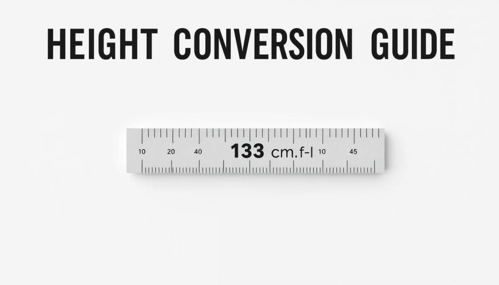 153 cm in feet