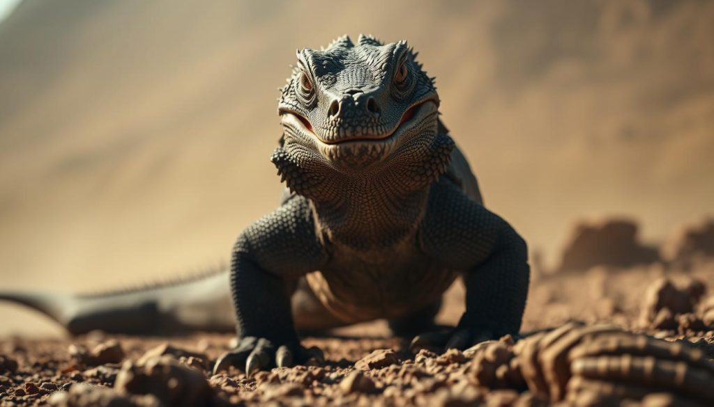 Komodo dragon danger